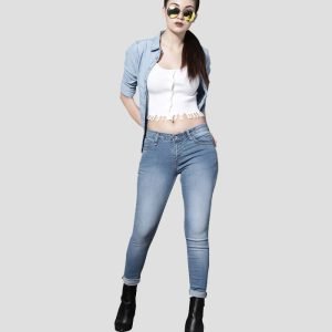 Women Blue Skinny Fit Stretchable Jeans