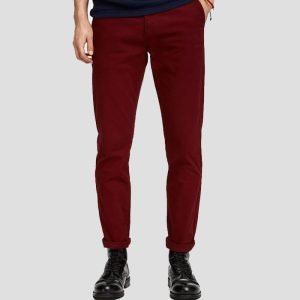 Men Maroon Jeans