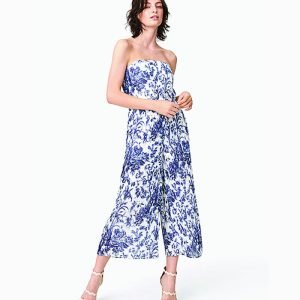 Girls Blue With Floral Dress