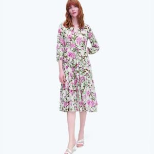 Girls Stylish Floral Dress (Variable)