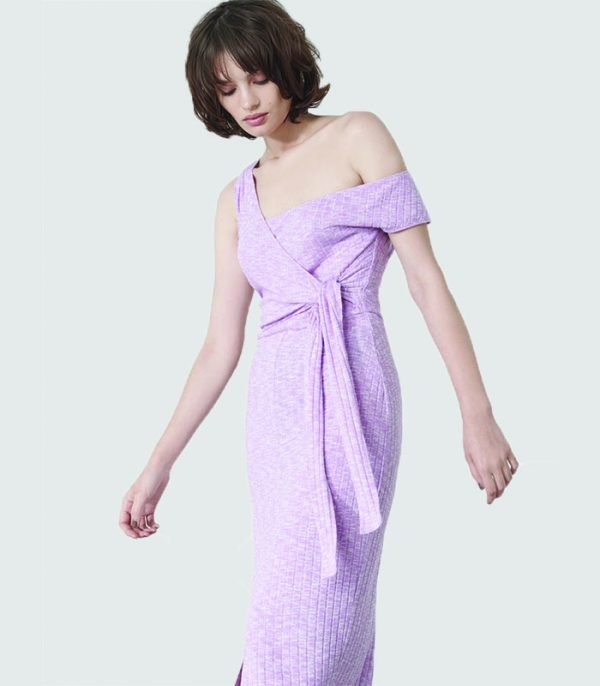 Girls Sky Blue Simple Dress