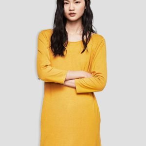 Girls Simple Yellow Dress