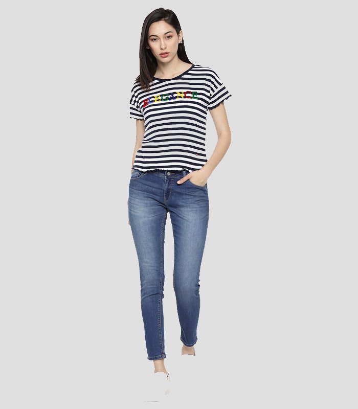 Women Blue Stretchable Jeans